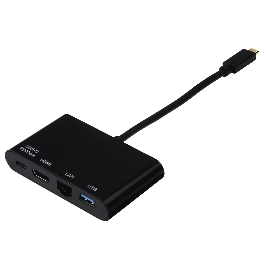 painter Dynamics campus Adaptor 4in1 USB-C - USB 3.1 / HDMI™ / LAN / USB-C (date+PD) | Hama