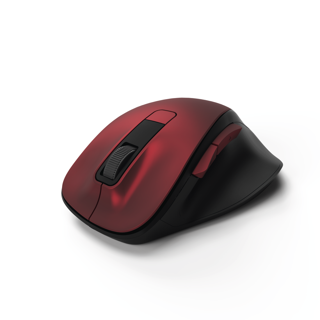 Hama, Mouse wireless MW-600 con USB-C e USB-A (mouse PC wireless a 6 tasti, mouse ottico silenzioso 1000/1500/2000/2400 dpi), mouse multi device nero