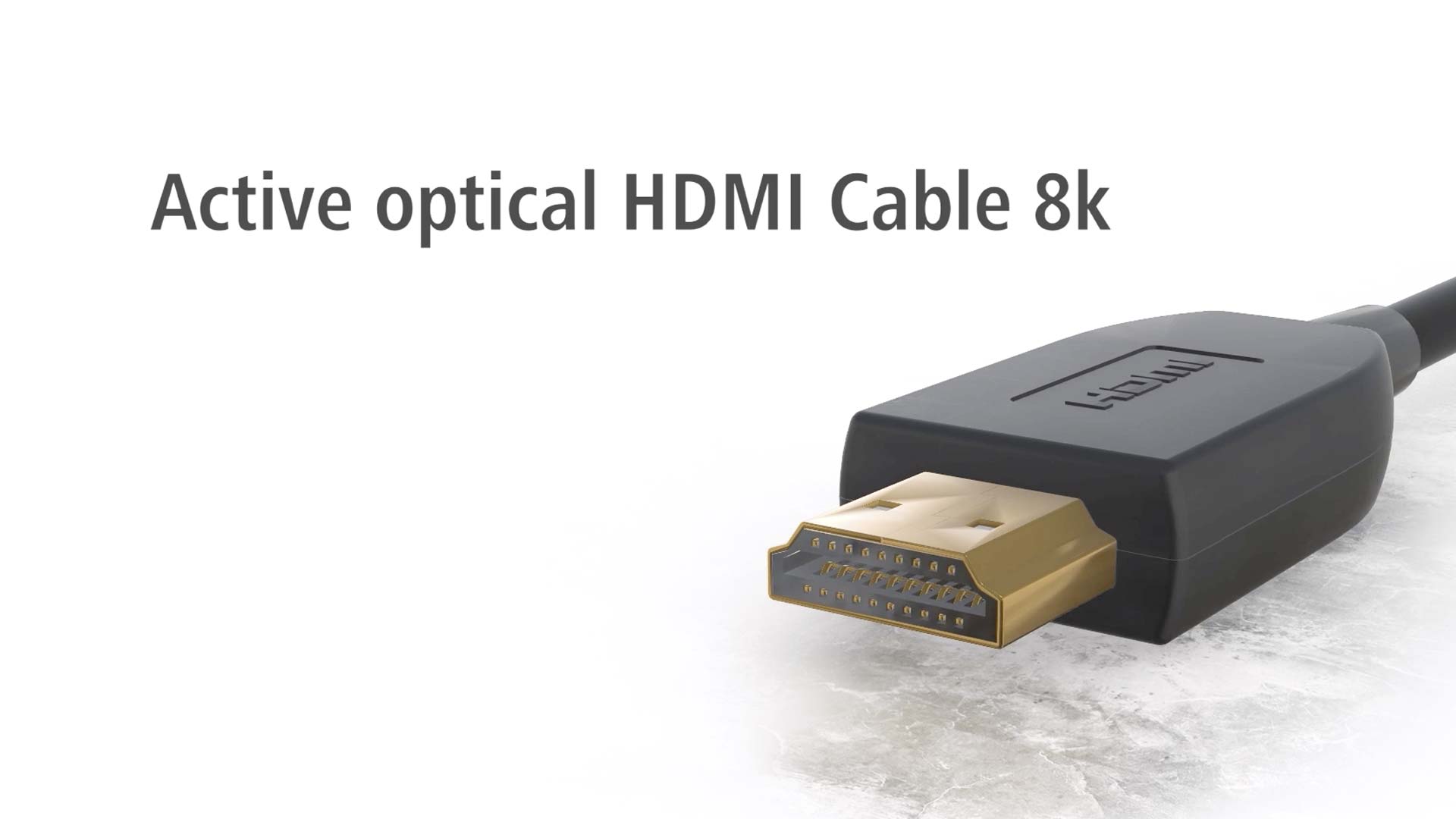 Hama Optical, active HDMI™ cable, 8K, gold plated, 3 m